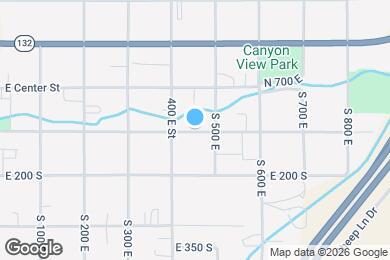 Map image of the property - 447 E 625 S