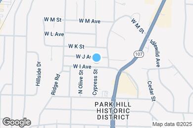 Map image of the property - 217 W I Ave