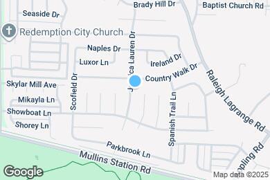 Map image of the property - 1030 Jessica Lauren Dr
