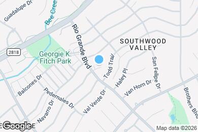 Map image of the property - Available August 2026! 4/4.5 Townhomes with Fenced Backyards!