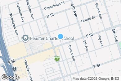 Map image of the property - 575 E St