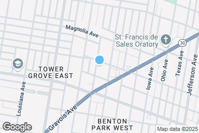Map image of the property - 2912 Pennsylvania Ave