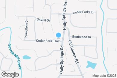 Map image of the property - 2623 Cedar Fork Trail