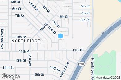 Map image of the property - 1005 Grover Ave