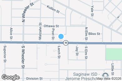 Map image of the property - 1722 Gratiot Ave