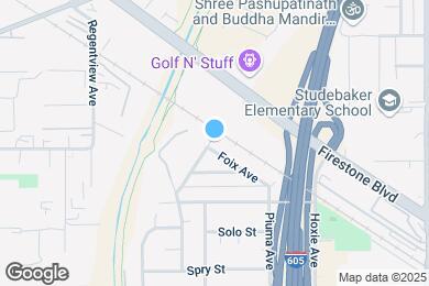 Map image of the property - 10601 Foix Ave
