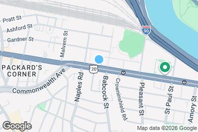 Map image of the property - 1037 Commonwealth Ave