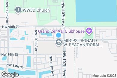 Map image of the property - 8833 NW 107 Ct