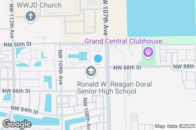 Map image of the property - 8833 NW 107th Ct