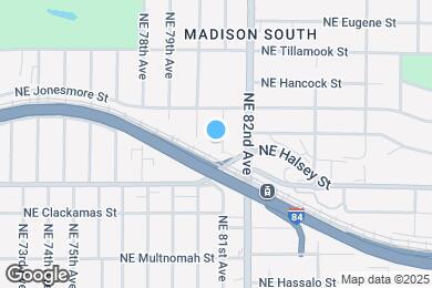 Map image of the property - 1615 NE 81st Ave