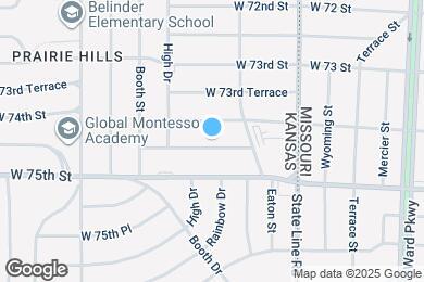 Map image of the property - 2222 W 74th Ter