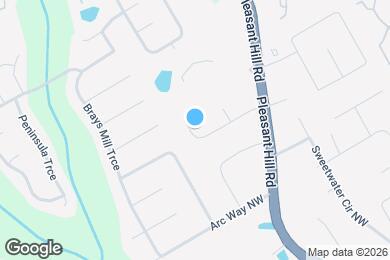 Map image of the property - 3871 Pleasant Oaks Dr