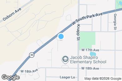 Map image of the property - 1135 W South Park Ave