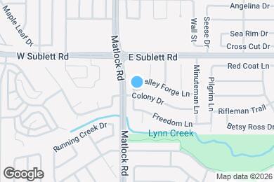 Map image of the property - 101 Colony Dr