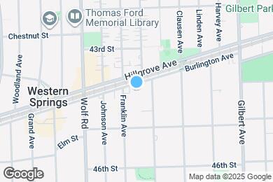 Map image of the property - 505 Burlington Ave