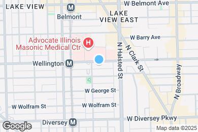 Map image of the property - 847 W Wellington Ave