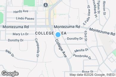 Map image of the property - 5025 College Ave