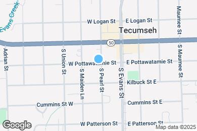 Map image of the property - 202 W Pottawatamie St