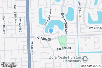 Map image of the property - 13331 SW 17th Ln