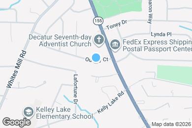 Map image of the property - 2463 Ousley Ct