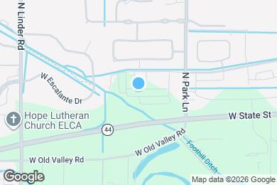 Map image of the property - 4232 W Perspective St