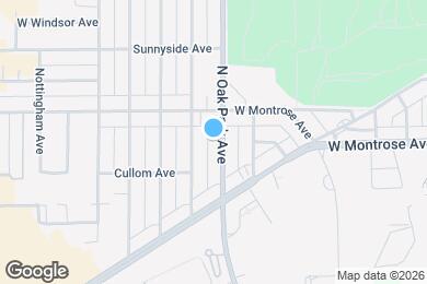 Map image of the property - 4358 N Oak Park Ave