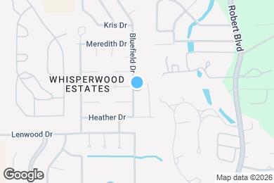 Map image of the property - 114 Bluefield Dr