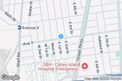 Map image of the property - 468 Avenue Y