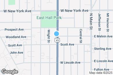 Map image of the property - 923 Jackson St