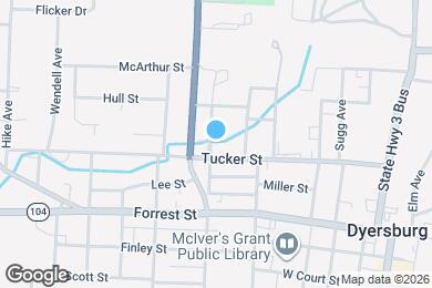 Map image of the property - 410 N Fowlkes Ave