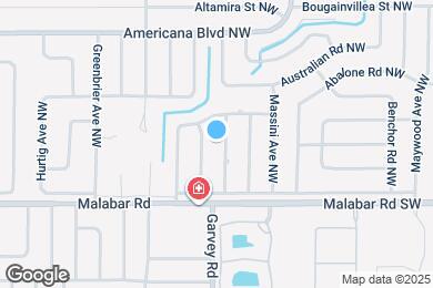 Map image of the property - 160 Andalusia Ave NW