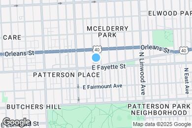 Map image of the property - 205 N Luzerne Ave