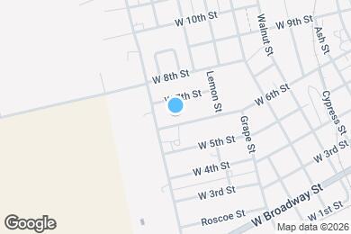 Map image of the property - 1002 W 6th St