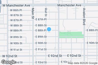 Map image of the property - 214 E 88th Pl