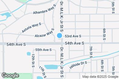 Map image of the property - 5351 Dr. M.L.K. Jr St S
