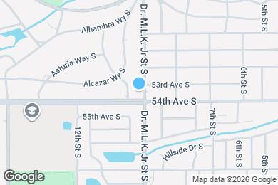 Map image of the property - 5351 Dr. M.L.K. Jr St S