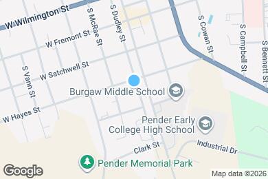 Map image of the property - 405 S Dudley St