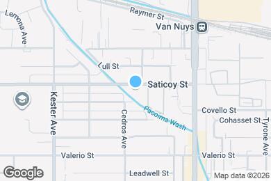 Map image of the property - 14650 Saticoy St