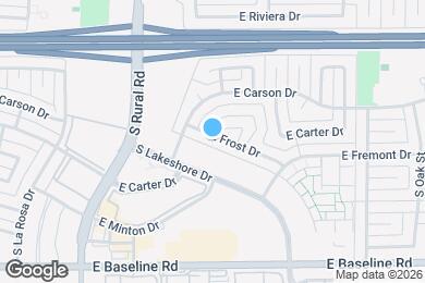 Map image of the property - 1027 E Frost Dr