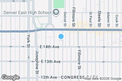 Map image of the property - 1427 Clayton St