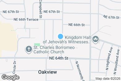 Map image of the property - 6412 N Forest Ave