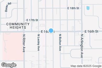 Map image of the property - 5717 E 16th St