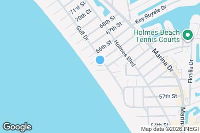 Map image of the property - 6406 Gulf Dr