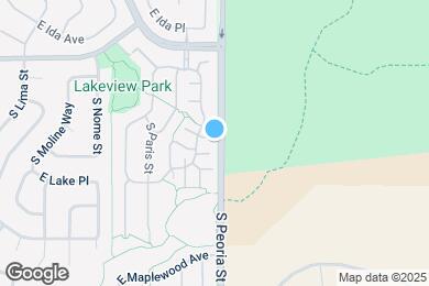 Map image of the property - 12010 E Lake Cir