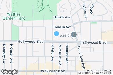 Map image of the property - 1720 N Fuller Ave