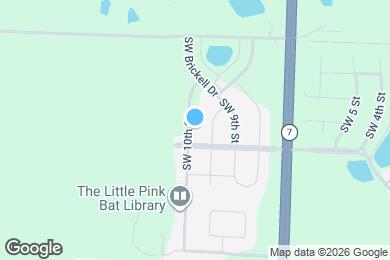 Map image of the property - 8822 SW 10th St