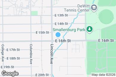 Map image of the property - 231 E 16th St