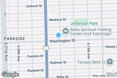 Map image of the property - 1701 Washington St