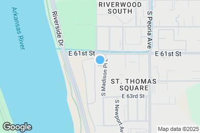 Map image of the property - 6128 S Madison Pl