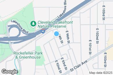 Map image of the property - 651 E 93rd St